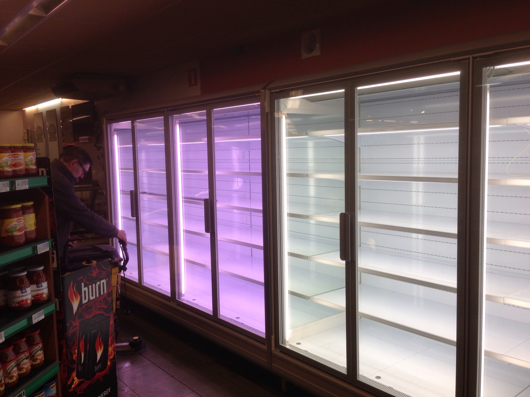 Wandkoeling geïnstalleerd door Cold Store Repair BV